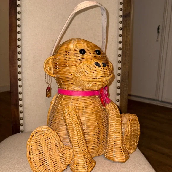 kate spade Bags Kate Spade Limited Edition Monkey Wicker Purse
